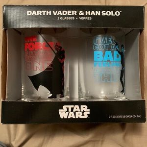 Darth Vader and Han Solo Cups from Hallmark